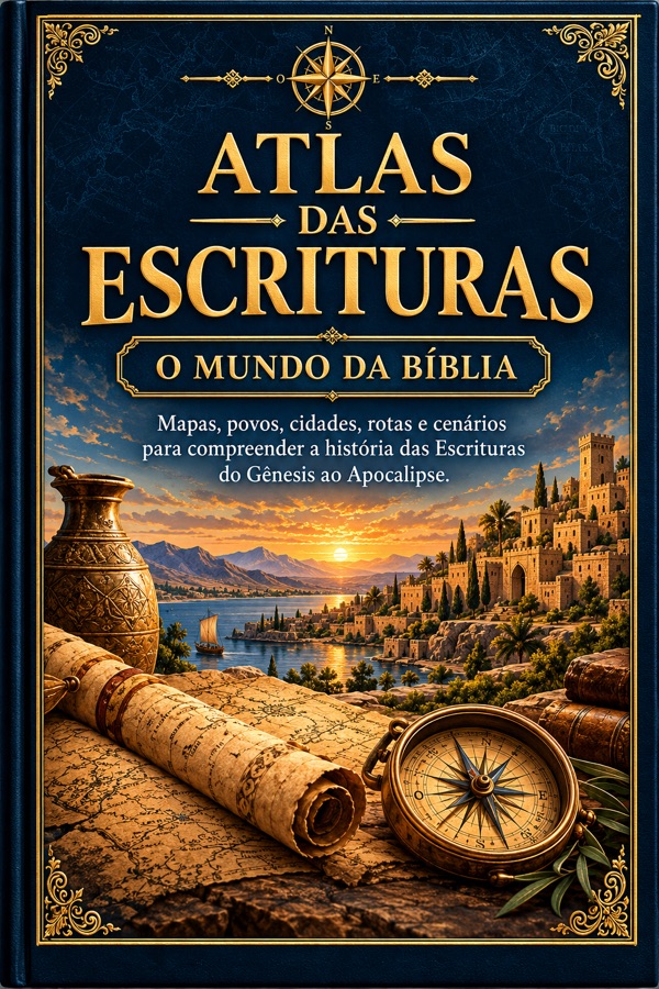 Capa do atlas O Mundo da Bíblia
