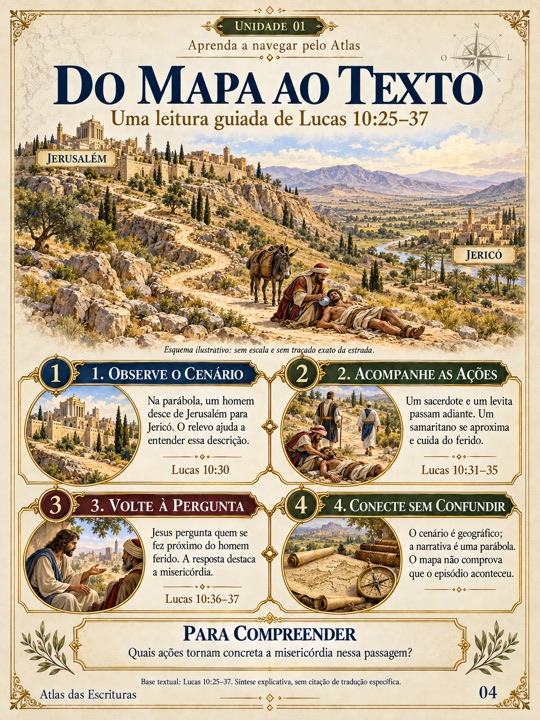 Página do Atlas: Do mapa ao texto