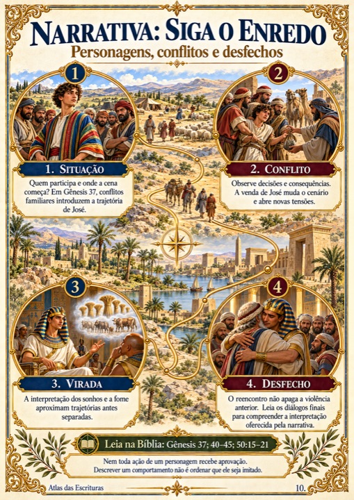 Página do Atlas: Narrativa: siga o enredo
