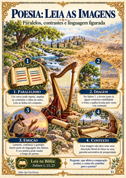 Página do Atlas: Poesia: leia as imagens