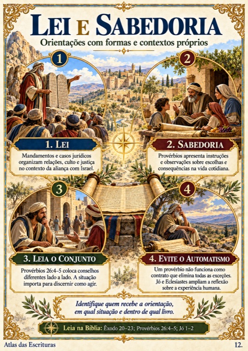 Página do Atlas: Lei e sabedoria