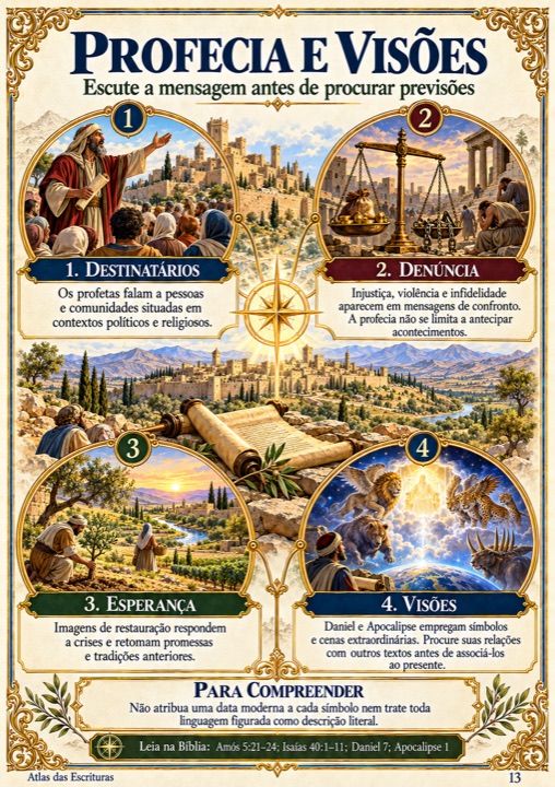 Página do Atlas: Profecia e visões