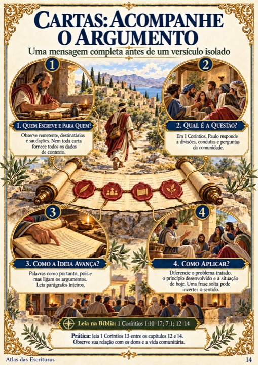 Página do Atlas: Cartas: acompanhe o argumento