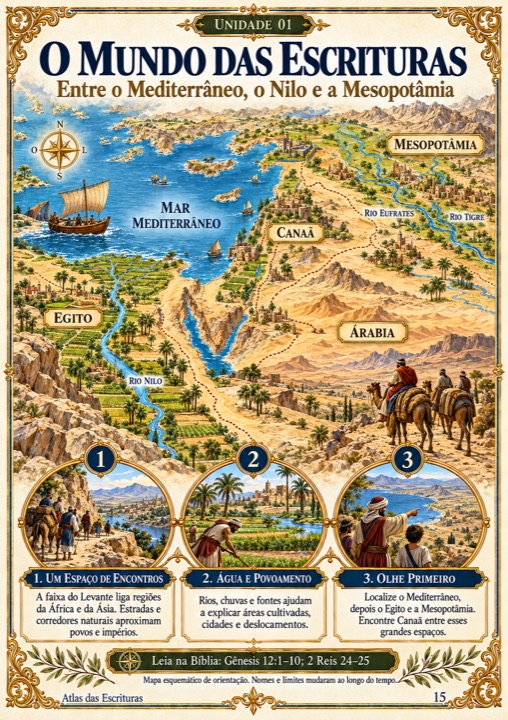 Página do Atlas: O mundo das Escrituras