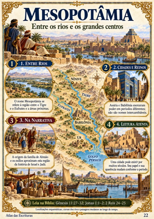 Página do Atlas: Mesopotâmia