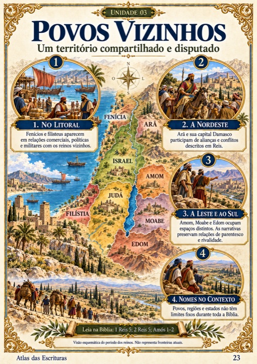 Página do Atlas: Povos vizinhos