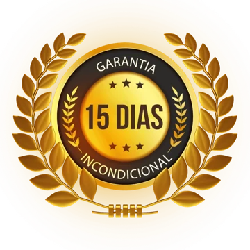Selo de garantia incondicional de 15 dias